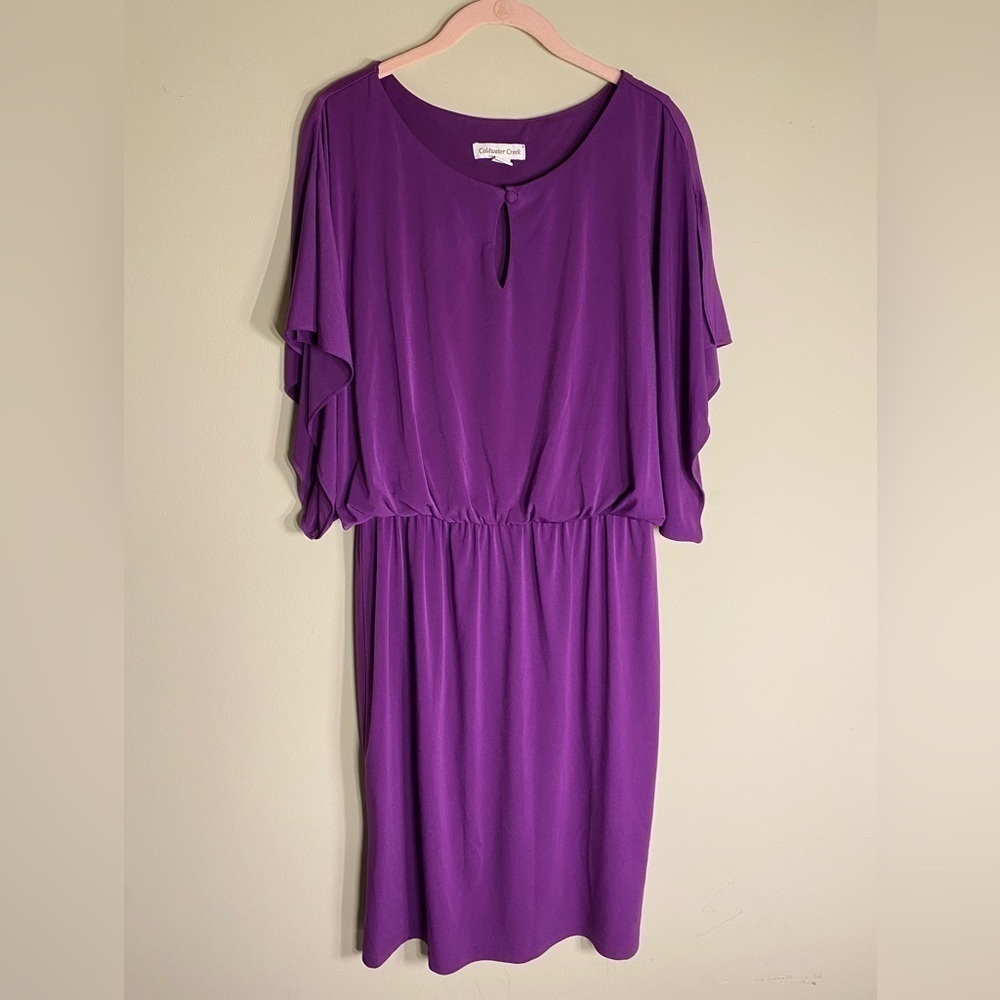 Coldwater Creek Purple Dress 10